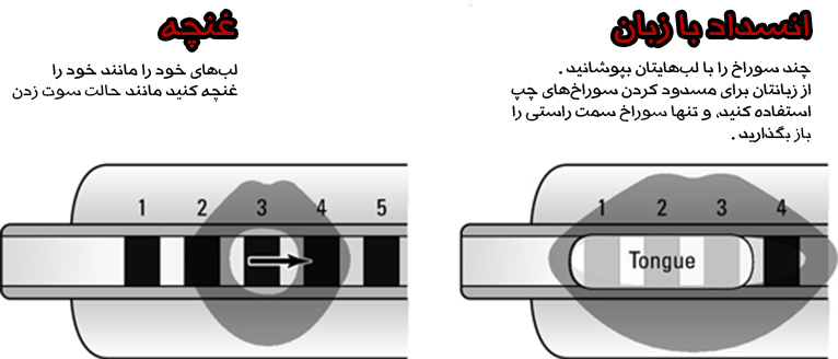 نحوه ی نواختن ساز دهنی