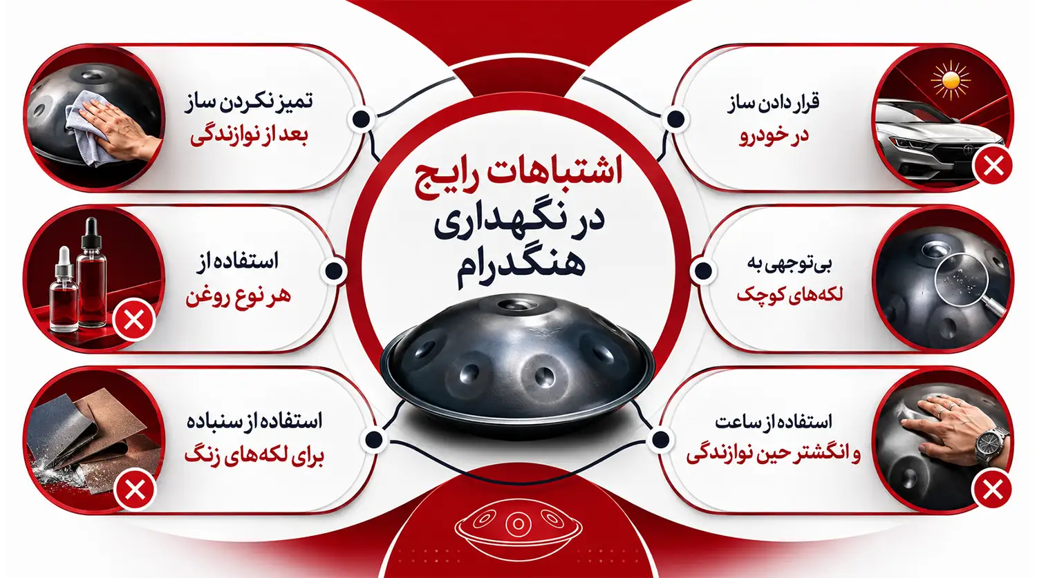اشتباهات رایج در نگهداری هنگدرام