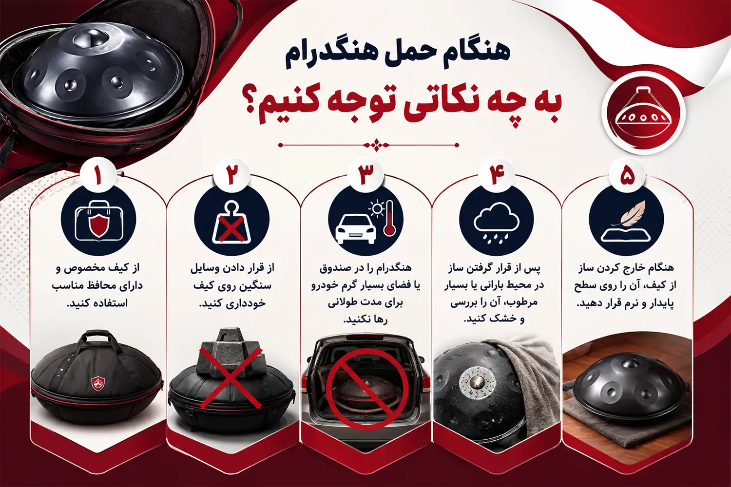 نکات حمل هنگدرام